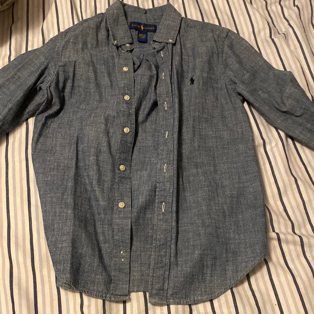 Ralph Lauren kids button up m(10-12